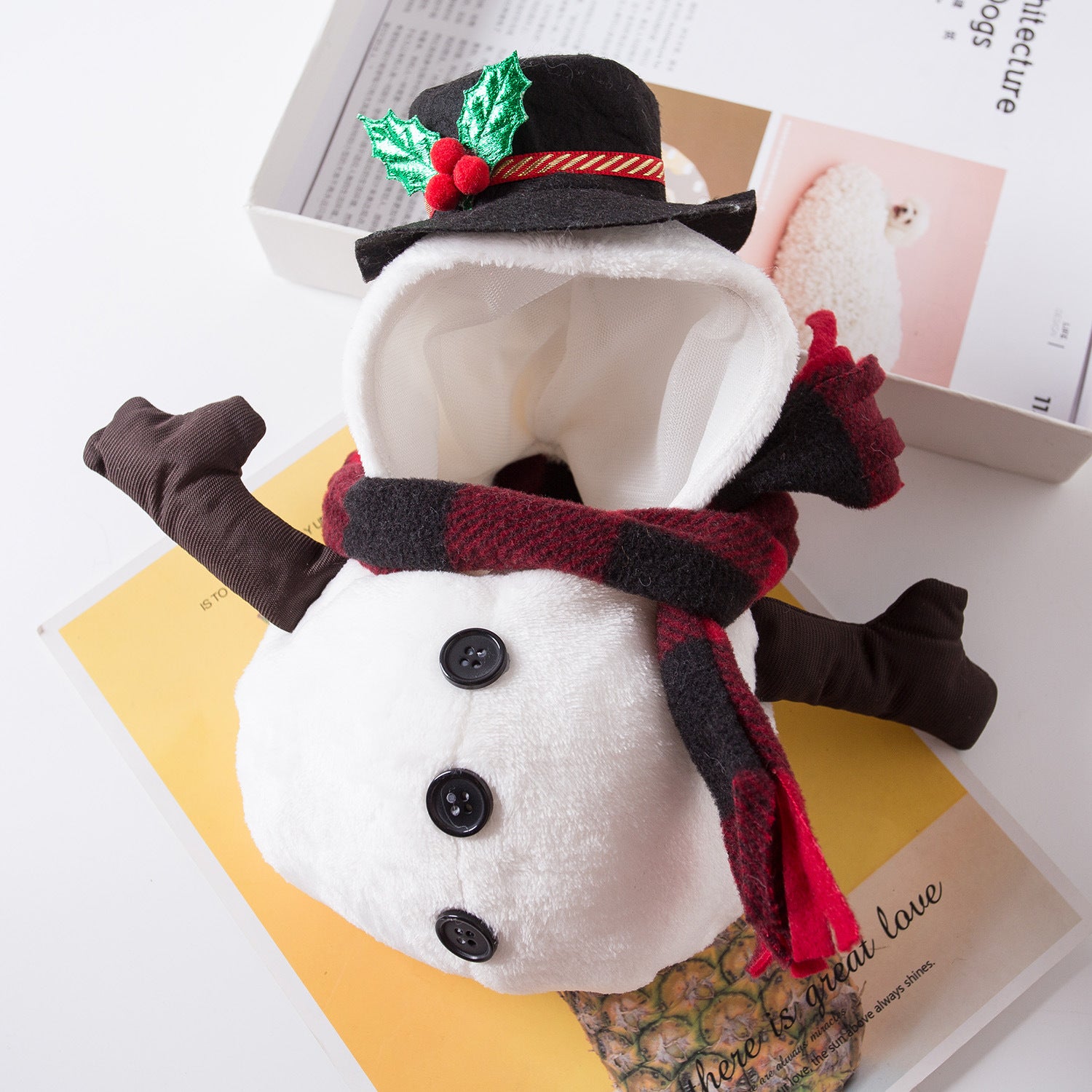 View details for Christmas Pet Funny Clothes Snowman Pet Costume Christmas Pet Funny Clothes Snowman Pet Costume